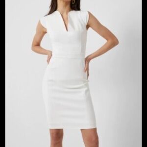 French connection white cocktail dress